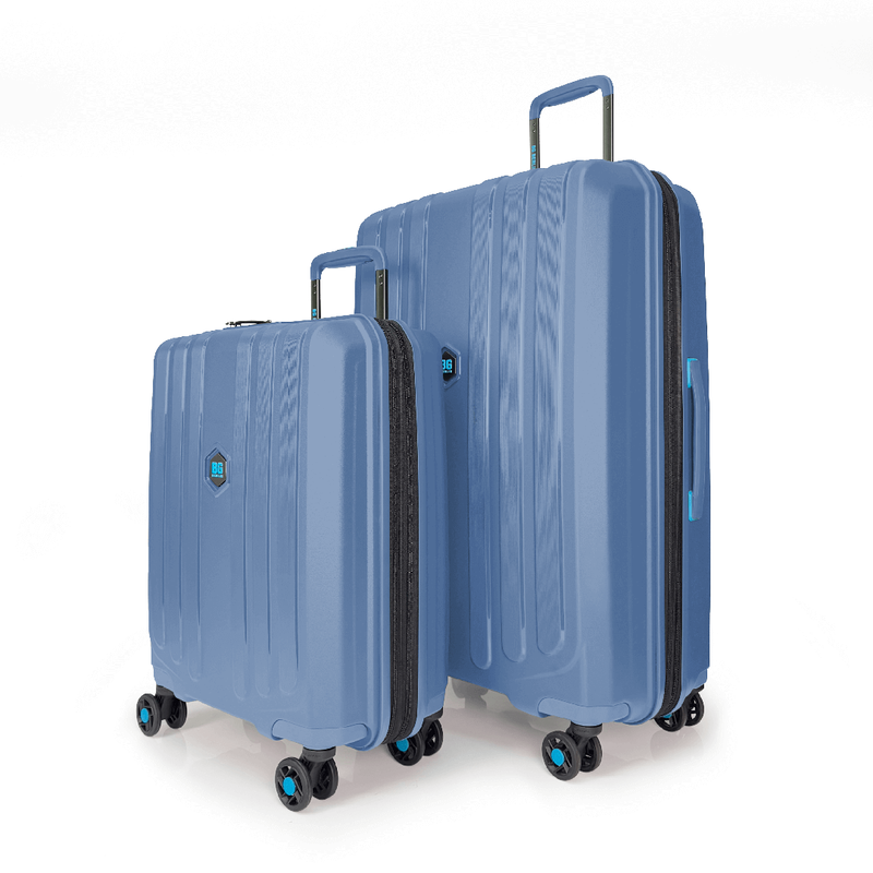 Bg berlin - neo enduro, buy 1 get 1 free promo, set of 2 luggages, ice blue-null