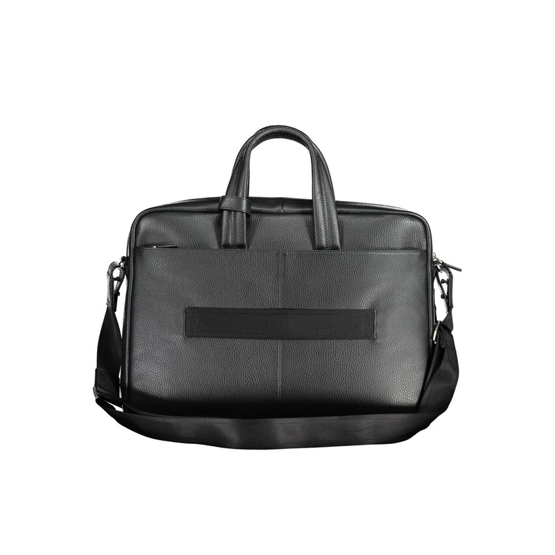 Nero leather men briefcase-null