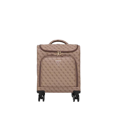 Guess βαλίτσα με ύψος 40εκ., Beige Logo, medium