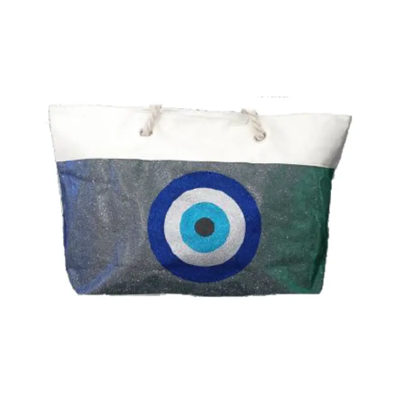 Beach bag shiny eye, , medium-null