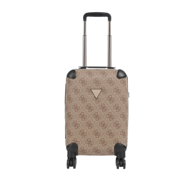 Guess βαλίτσα με ύψος 46εκ., Beige Logo, medium