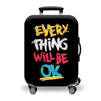 Κάλυμμα βαλίτσας large amber everything will be ok am752-03