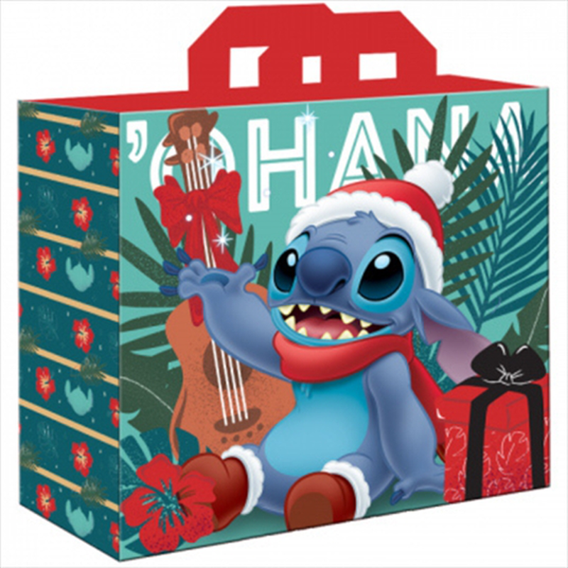 Cedra lilo  stitch - stitch - xmas ohana - shopping bag - tote bag / shopping bag, , medium-null