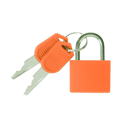 Λουκέτο με κλειδί benzi πορτοκαλί bz5740, Orange, medium