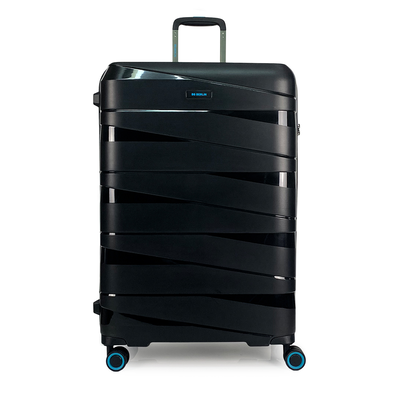 Bg berlin - ted large size (4 wheel) 76cm/28in luggage, 20-23kg suitcase, Black, Black, medium