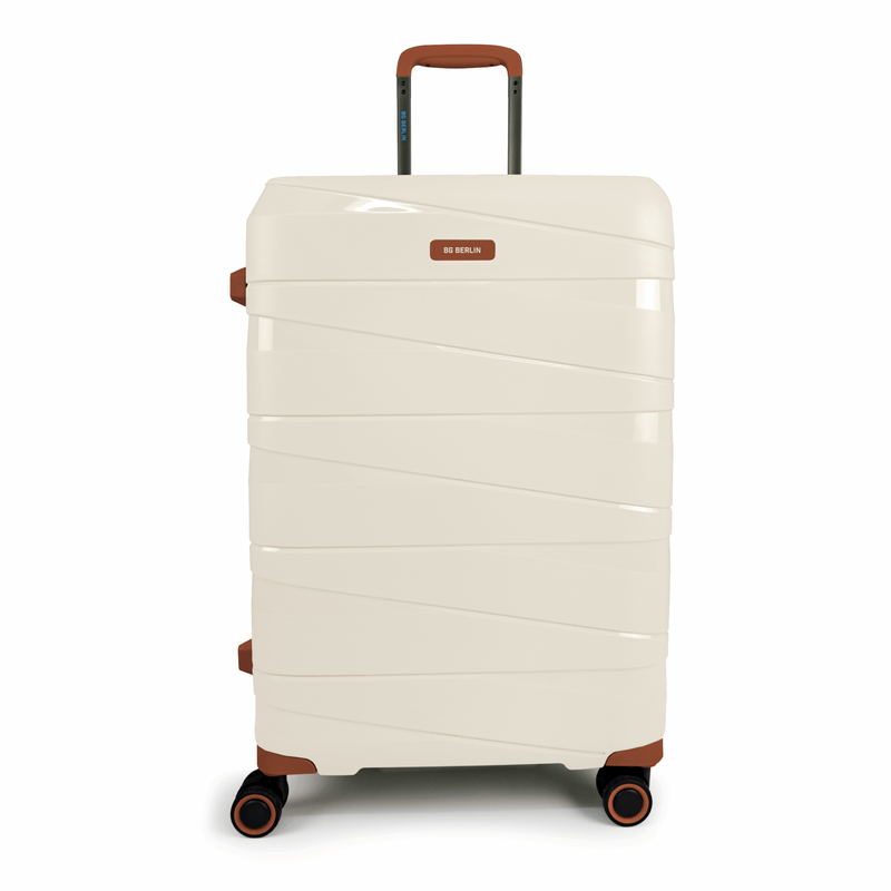 Product image: Bg berlin - ted medium size (4 wheel) 66cm/24in luggage, 15kg suitcase, beige/camel-null