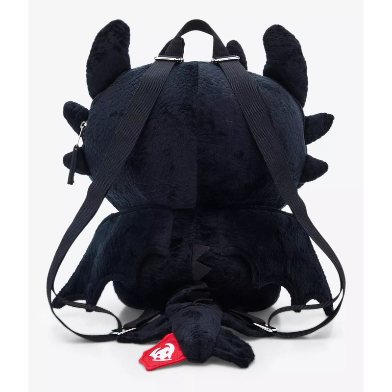 Product image: How to train your dragon 3 plush backpack toothless, , medium-null