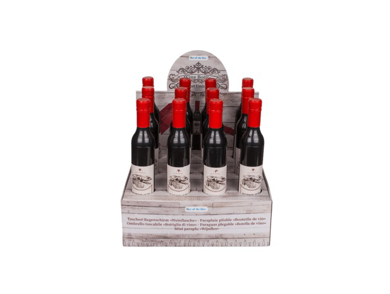 Out of the blue pocket umbrella wine bottle 90cm, , medium-null