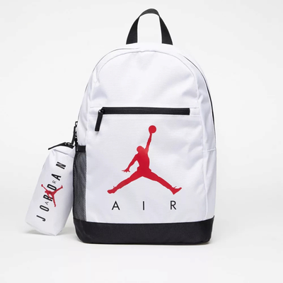 Jordan Air school backpack, Black/white-dk Smoke Grey, medium