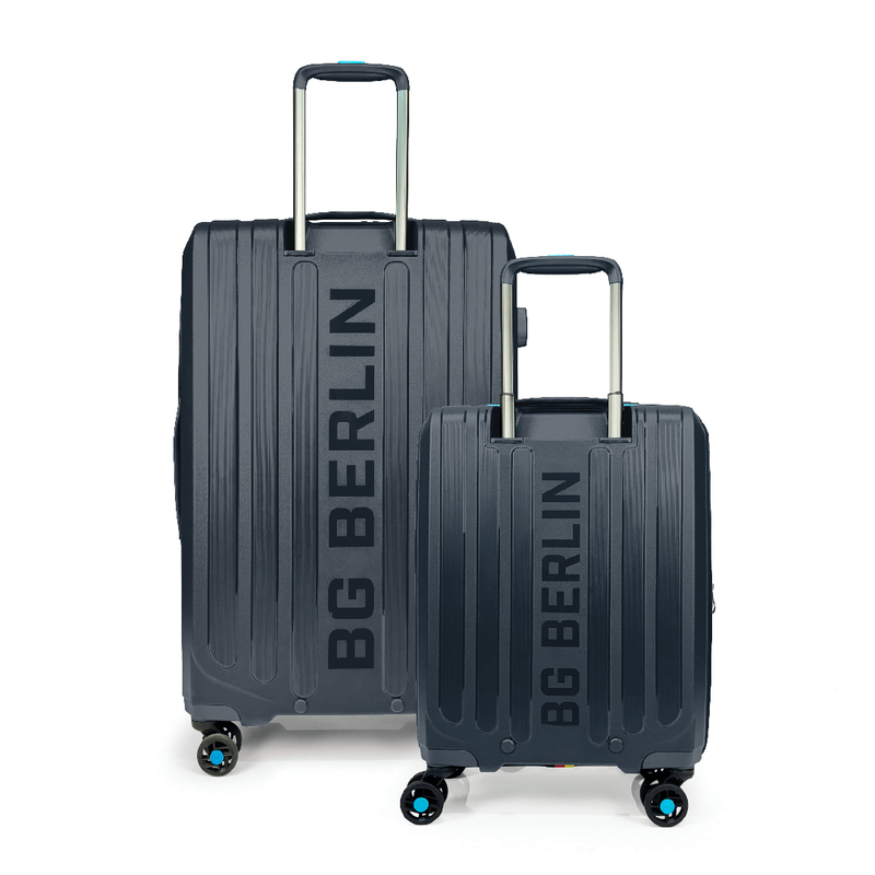 Bg berlin - neo enduro, buy 1 get 1 free promo, set of 2 luggages, blue-null