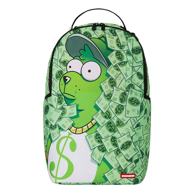 Money bear money bush backpack, Green, medium