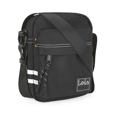 Τσαντάκι ώμου lois μαύρο 319819-01, Black, medium