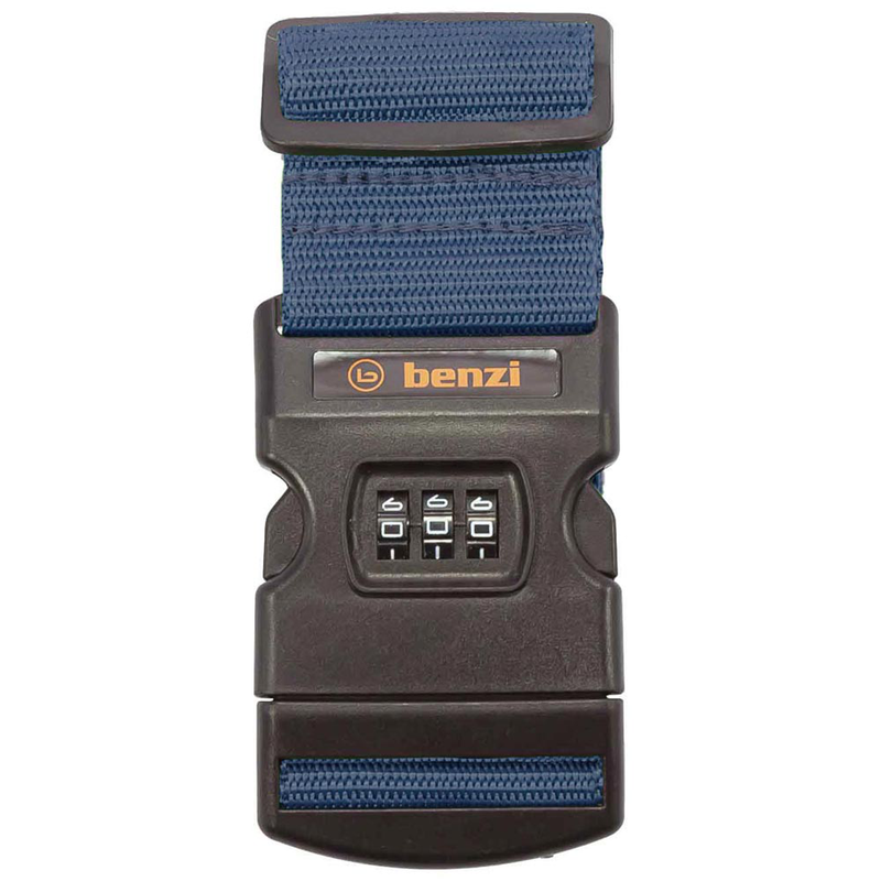 Ιμάντας βαλίτσας με συνδυασμό benzi μπλε bz5837, , medium image number null