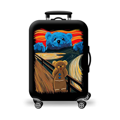 Κάλυμμα βαλίτσας medium amber the scream bear am633-02, , medium