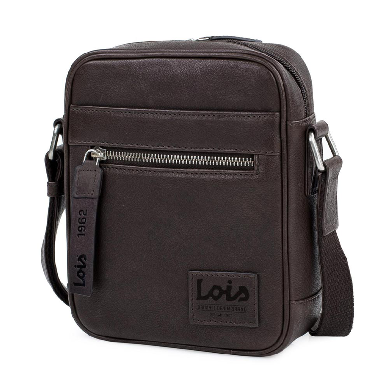 Τσαντάκι ώμου δερμάτινο lois καφέ 305919-02-null