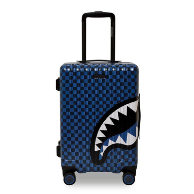 Midnight sharks in space paris carry on hard luggage, Midnight Navy, medium