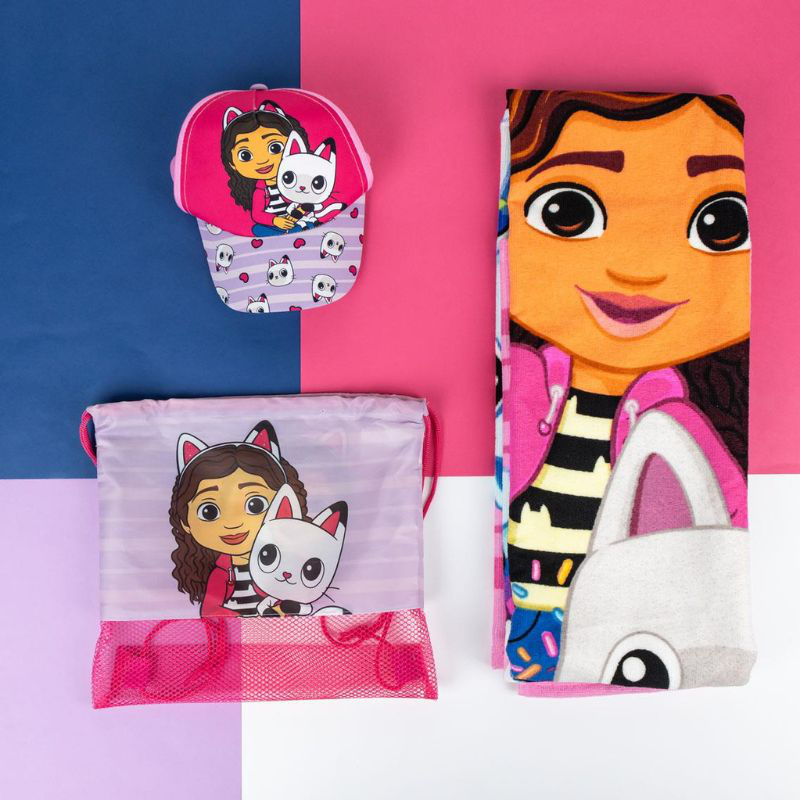 Gabbys house beach set towel-cap-gym sack 2200010145, , medium-null