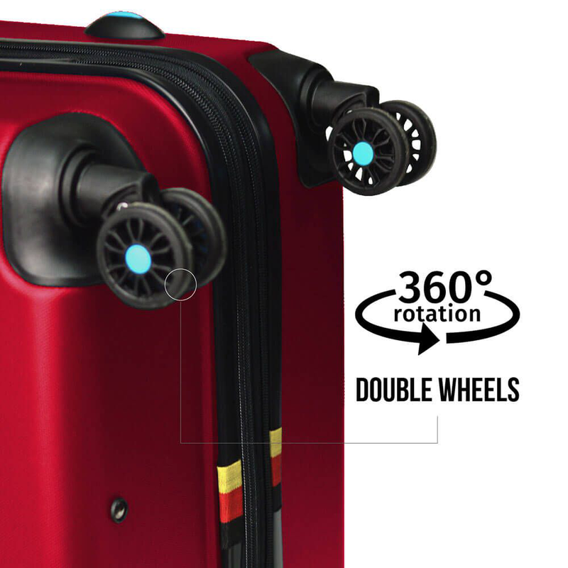 Bg berlin enduro σετ 2τμχ 1+1 κόκκινο-null