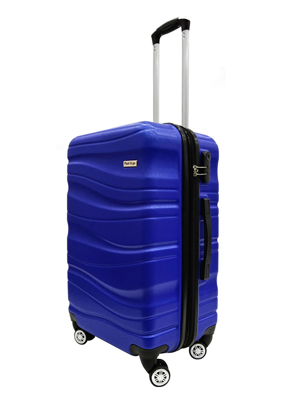 Shc luggage abs extendable 24in. Blue, , medium-null