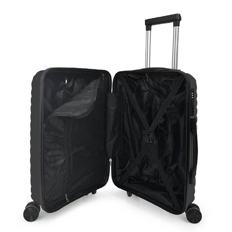 Aerocase - peacock, cabin size (4 wheel) 56cm/20in luggage, 10kg suitcase, beige-null