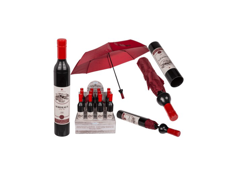 Out of the blue pocket umbrella wine bottle 90cm, , medium-null