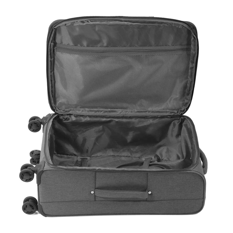 Product image: Βαλίτσα καμπίνας με προέκταση benzi γκρι bz5708-null