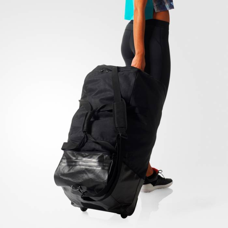 3-stripes wheeled team bag xl-null