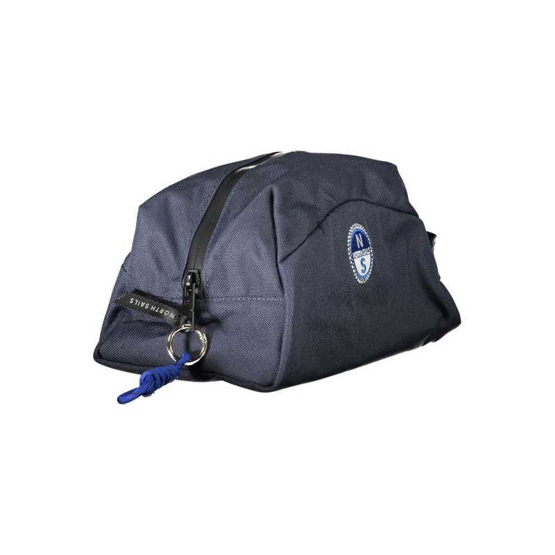 Black polyester men's backpack-null