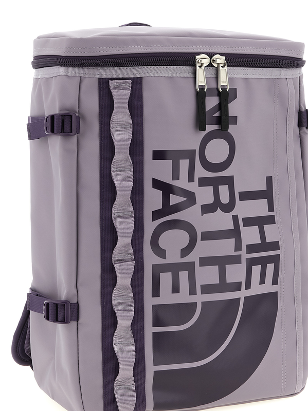 Purple polyester backpack-null