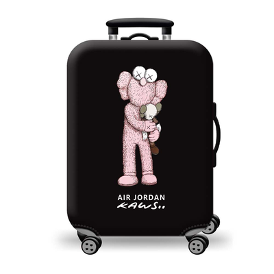 Κάλυμμα βαλίτσας large amber pink kaws am706-03