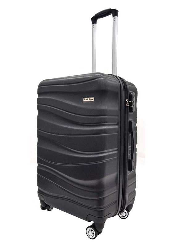 Shc luggage abs extendable 24in. Black, , medium-null