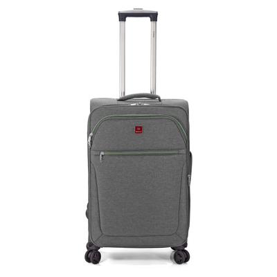 Βαλίτσα καμπίνας με προέκταση benzi γκρι bz5708, Grey, medium