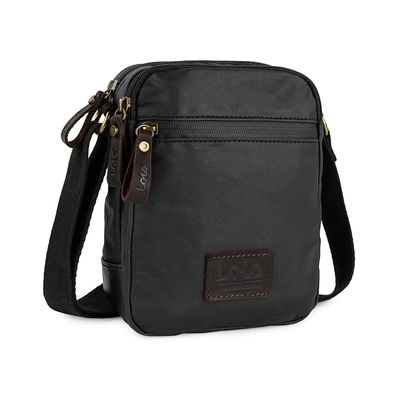 Ανδρικό τσαντάκι ώμου lois μαύρο 307820-01, Black, medium