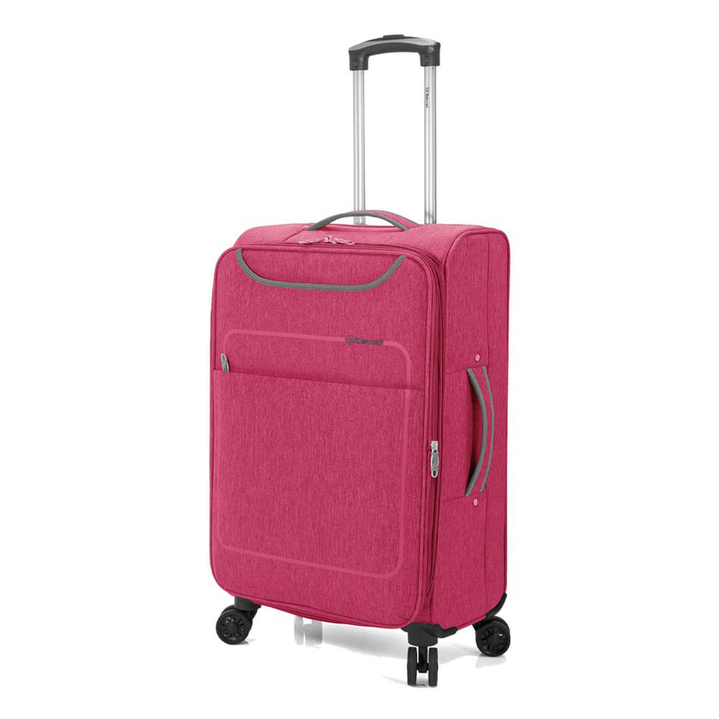Product image: Βαλίτσα μεσαία με προέκταση benzi ροζ bz5661-null
