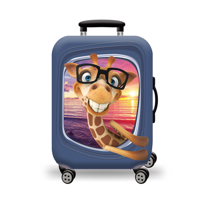 Κάλυμμα βαλίτσας small amber happy giraffe am761-01, , medium