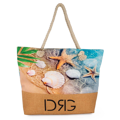Beach bag in beige colour, , medium