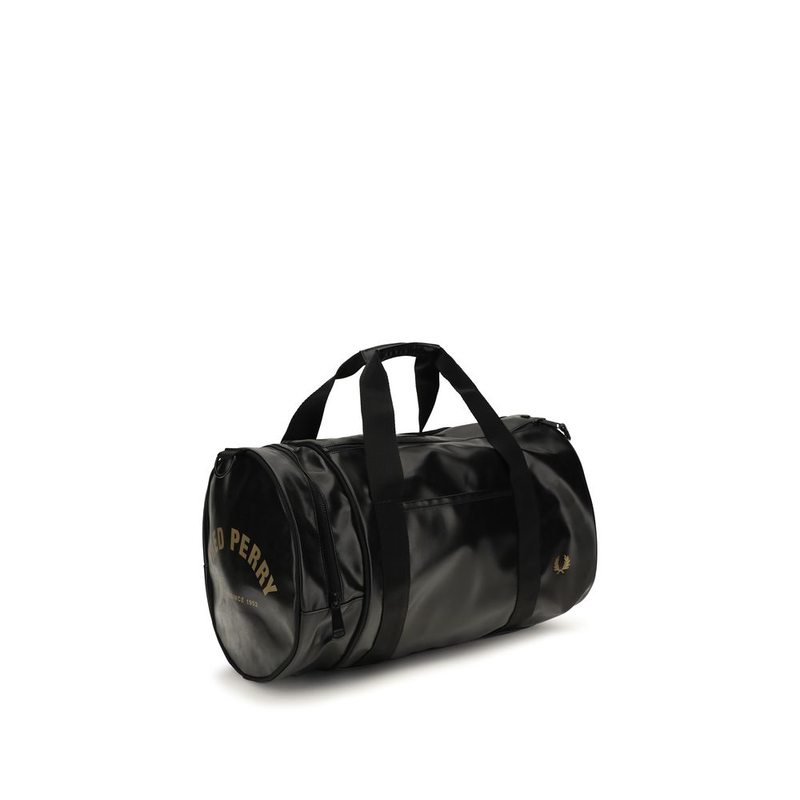 Black polyester luggage and travel-null