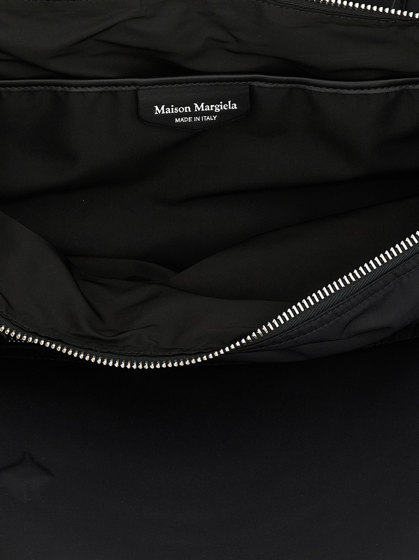 Black polyamide backpack-null