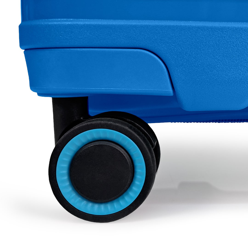 Bg berlin - soda large size (4 wheel), double security zipper, 76cm/28in luggage / suitcase, blue-null