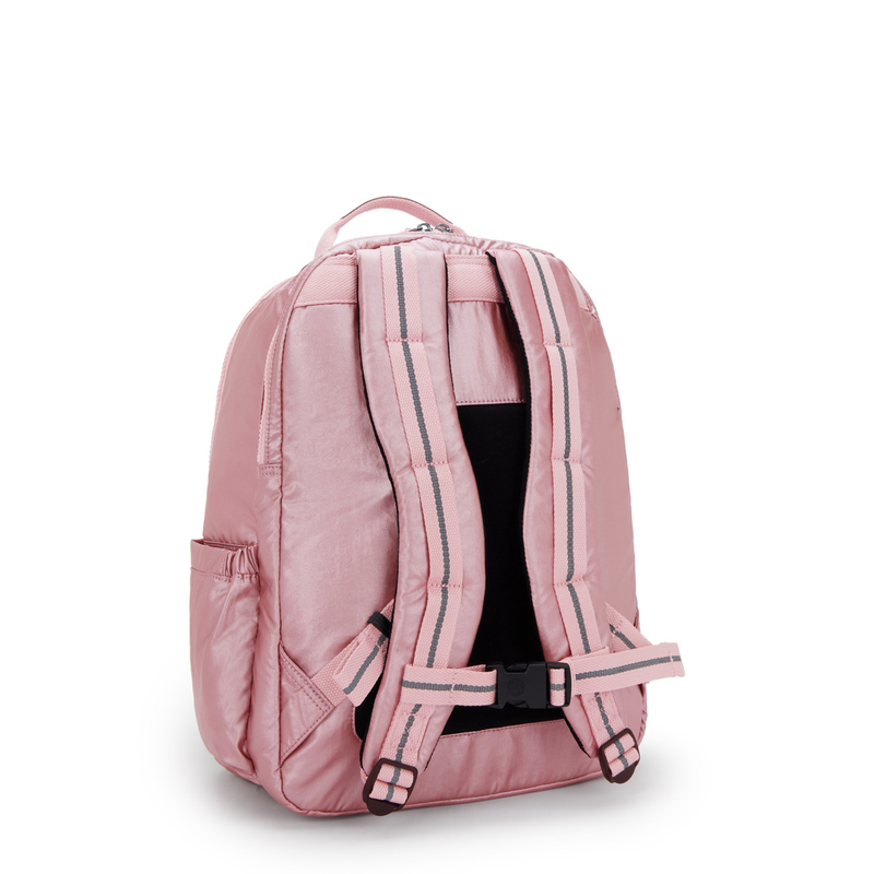 Kipling school bag seoul college extra bronze pink metallic-null