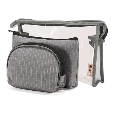 Νεσεσέρ σετ 3 τεμαχίων benzi γκρι bz5625, Grey, medium