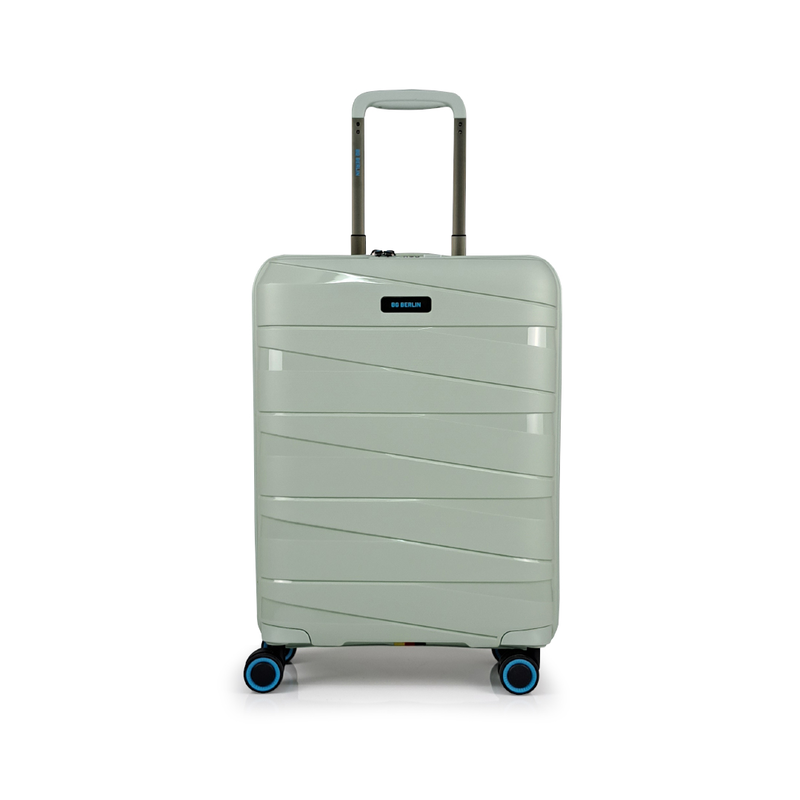 Bg berlin - ted cabin size/carry-on (4 wheel) 55cm/20in luggage 10kg suitcase, Oxford Blue-null