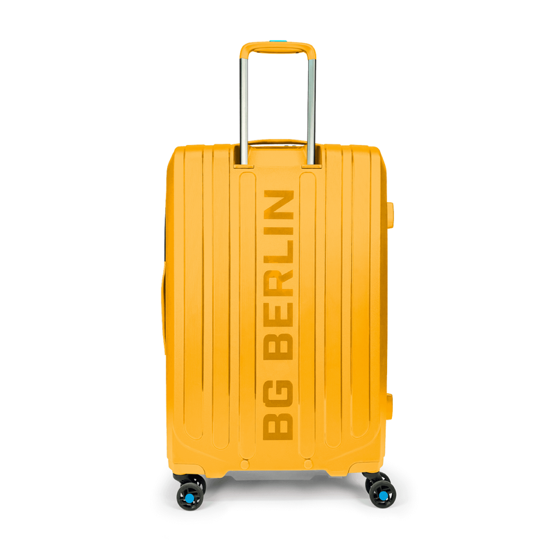Bg berlin - neo enduro, buy 1 get 1 free promo, set of 2 luggages, mustard-null