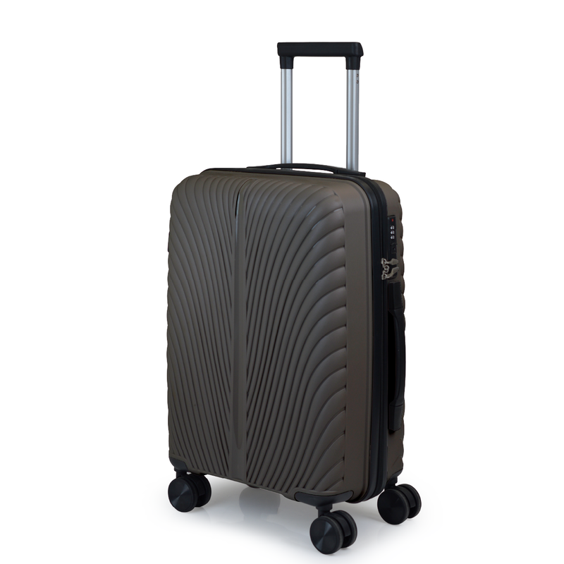Aerocase - peacock, cabin size (4 wheel) 56cm/20in luggage, 10kg suitcase, beige-null