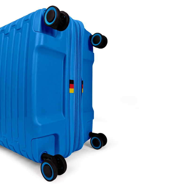 Bg berlin - soda cabin size/carry-on (4 wheel), double security zipper, 54cm/20in luggage, 10kg suitcase, back-null
