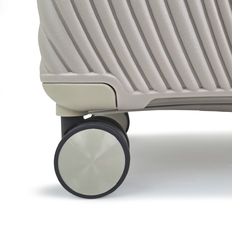 Aerocase - peacock, cabin size (4 wheel) 56cm/20in luggage, 10kg suitcase, beige-null