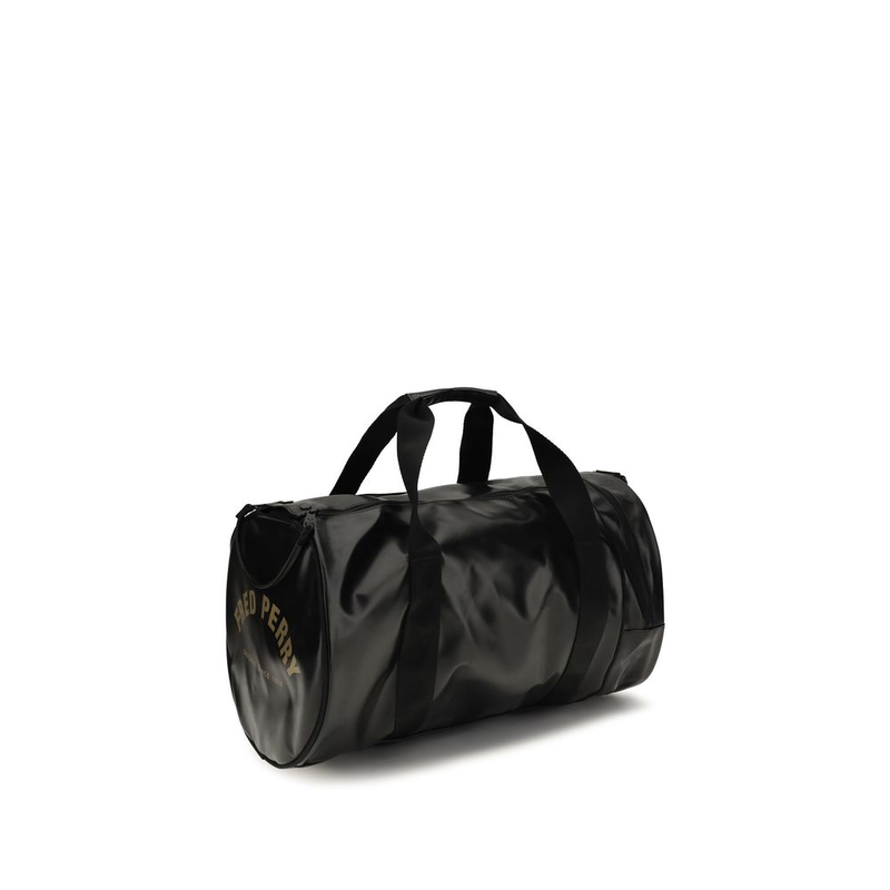 Black polyester luggage and travel-null