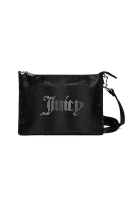 Juicy Couture mia sequin flat pouch, Black, medium