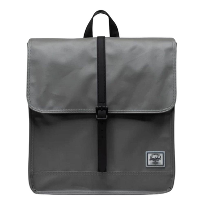 City backpack, Grey / Black, medium