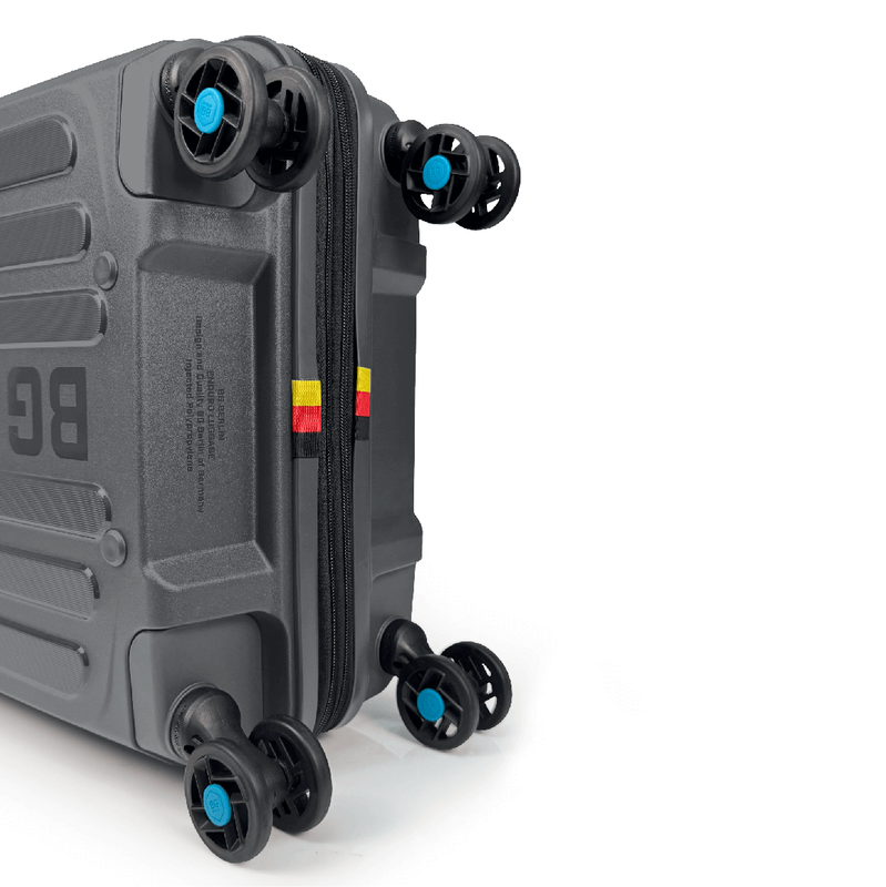 Bg berlin - neo enduro, buy 1 get 1 free promo, set of 2 luggages,titanium-null
